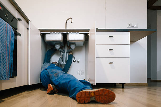 Professional Pipe Repair technician working in Plessis, NY